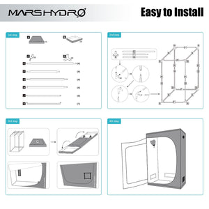 Mars Hydro 120 x 60 x 180 Grow Tent