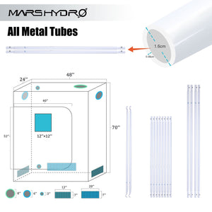 Mars Hydro 120 x 60 x 180 Grow Tent