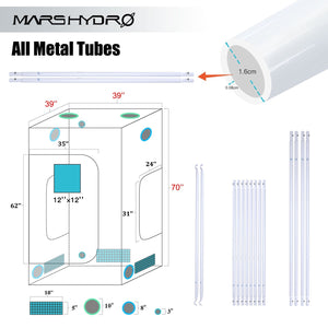 Mars Hydro 100 x 100 x 180 Grow Tent